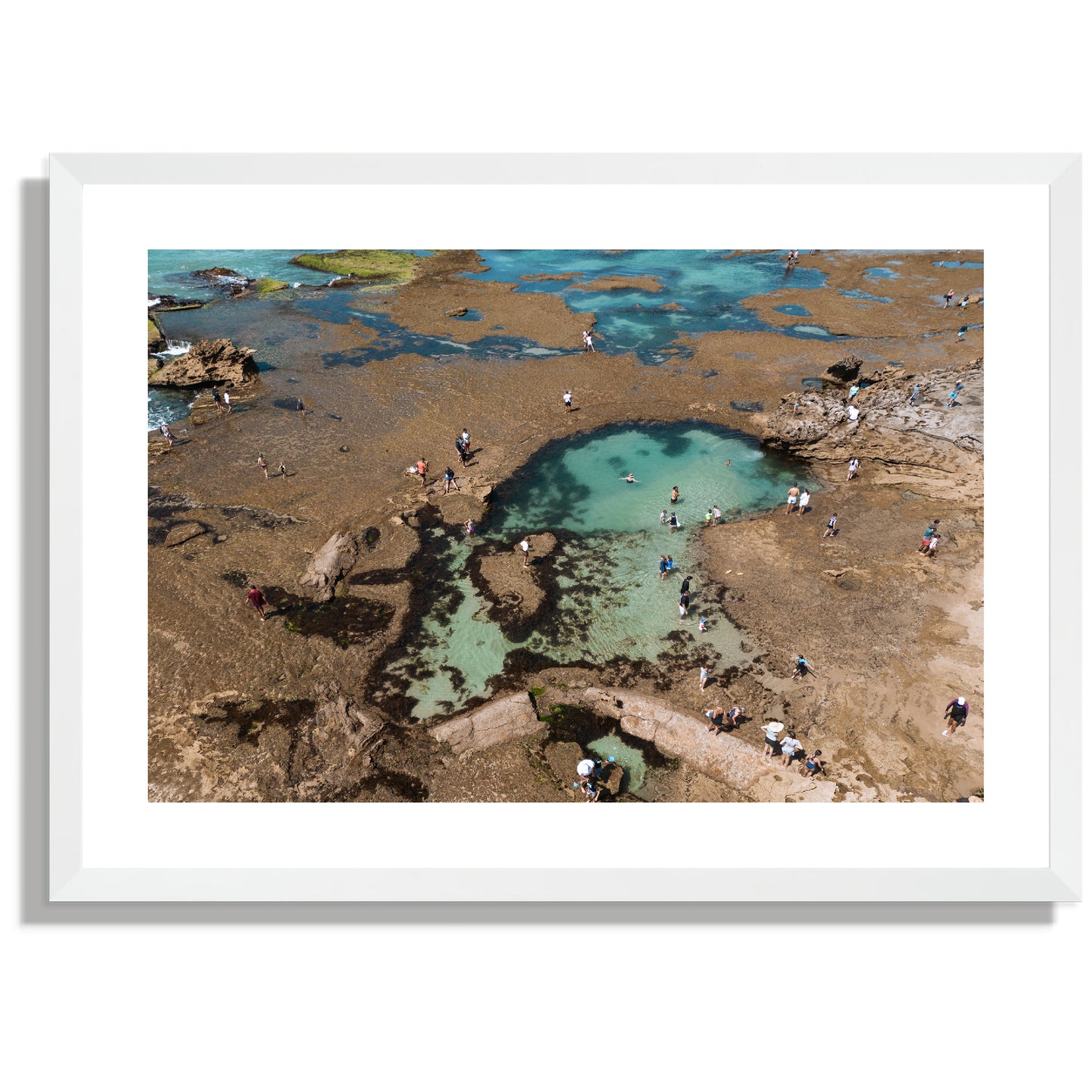Sorrento Rock pools Print